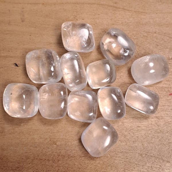 Calcit transparent Trommelstein Gr.L