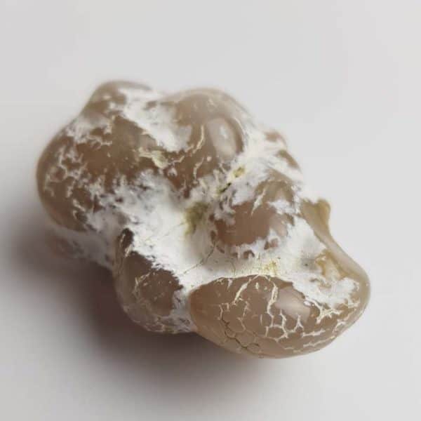 Schlangenhautachat (Chalcedon) Gr.L gebohrter Anhänger