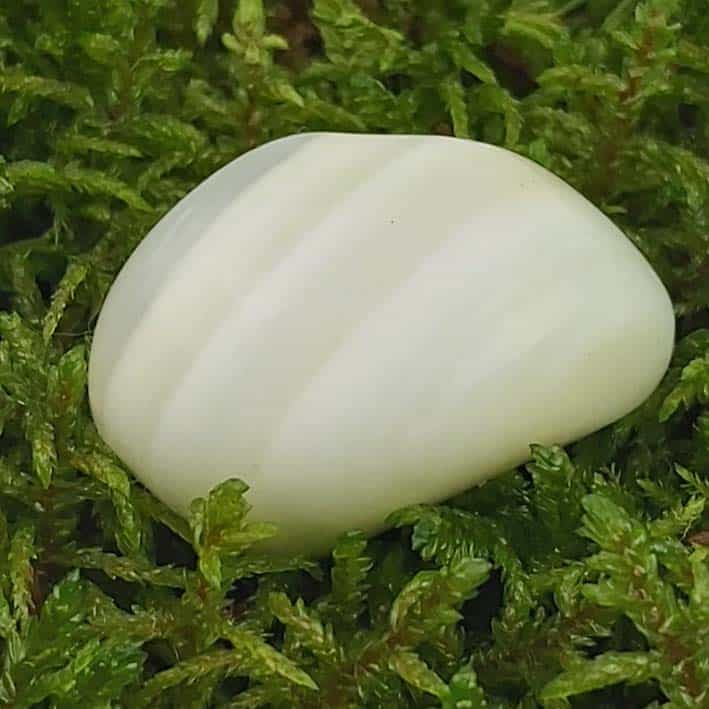 Achat weiß gebändert