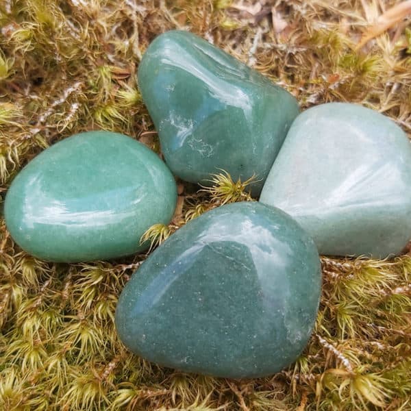 Grünquarz Trommelsteine XL
