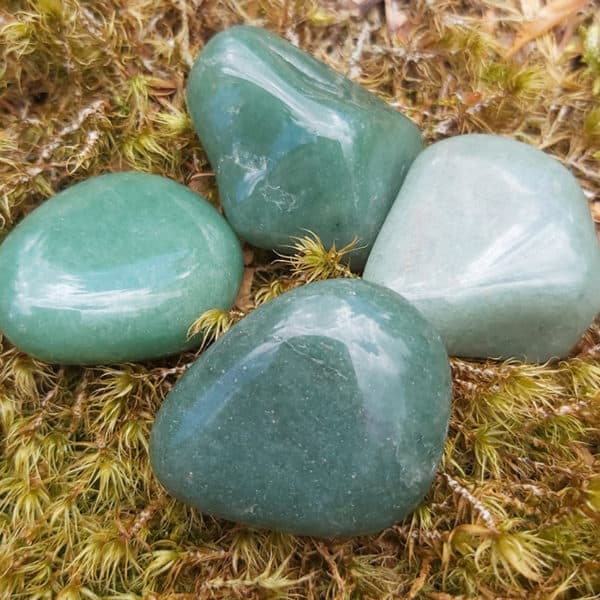 Grünquarz Trommelsteine XL – Bild 2