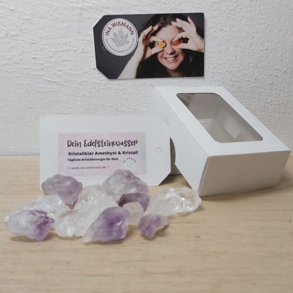 Edelsteinset zur Wasserenergetisierung - Kristallklar – Bild 2