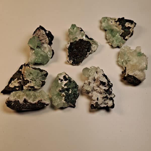 Apophyllitstufen grün Poona, Indien – Bild 19