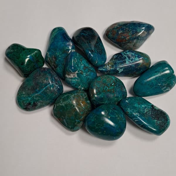 Chrysokoll Trommelsteine – Bild 5
