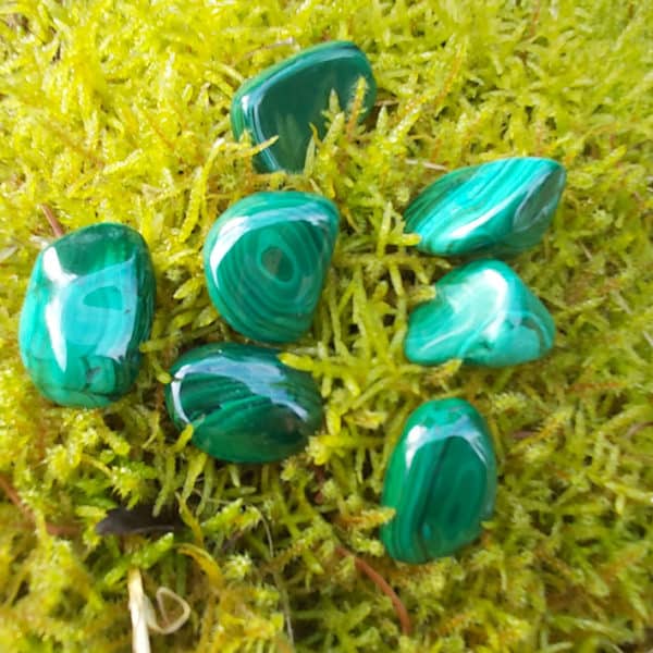 Malachit Trommelstein Gr.M