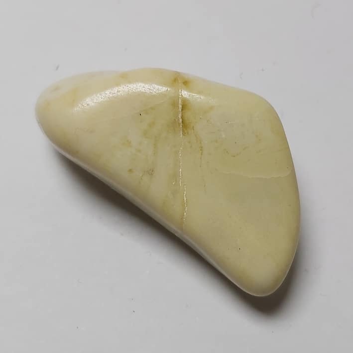 Serpentin gelb Trommelstein Gr.XL