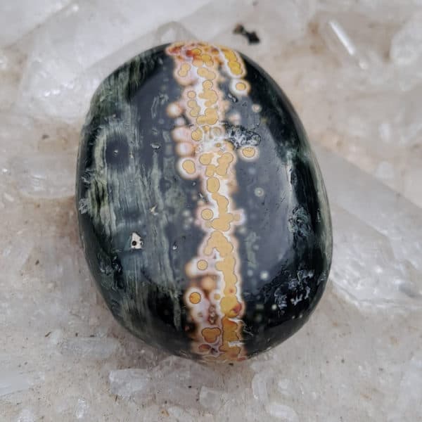 Ozeanchalcedon gebohrte Anhänger Gr.L in toller Farbe, Madagaskar – Bild 34