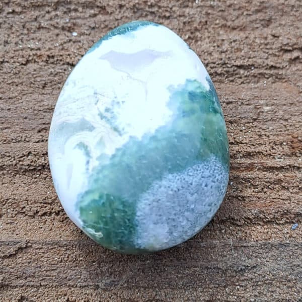Ozeanchalcedon gebohrte Anhänger Gr.L in toller Farbe, Madagaskar – Bild 23