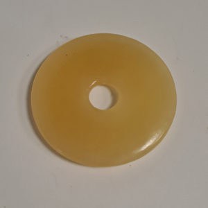 Orangencalcit Donut 4 cm