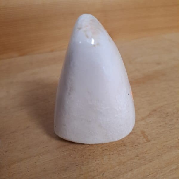 Skolezitspitze Freeform poliert 7cm groß – Bild 2