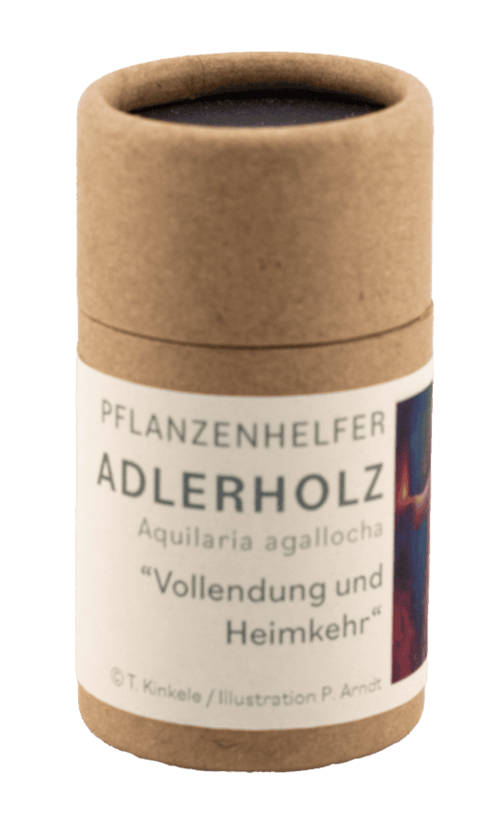 Pflanzenhelfer Räucherstoff Adlerholz in Pappdose