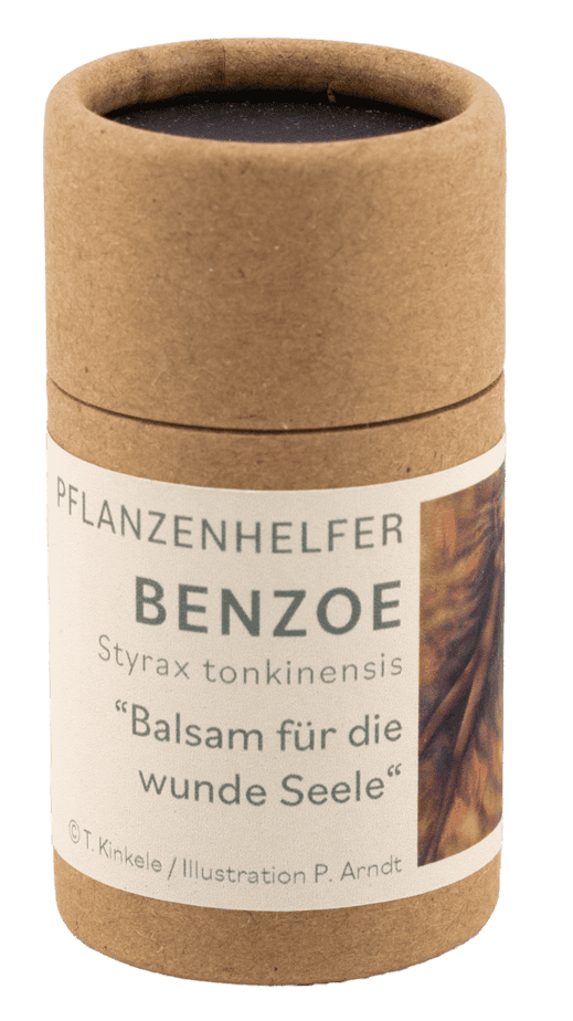 Pflanzenhelfer Räucherstoff Benzoe in Pappdose