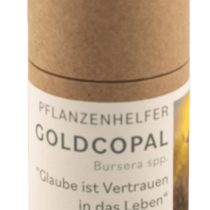 Pflanzenhelfer Räucherharz Goldcopal Pappdose