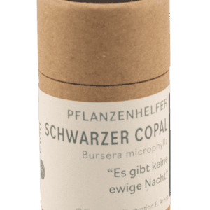 Schwarzer Copal naturreines Räucherwerk Dose